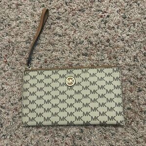 Michael Kors wristlet, well loved